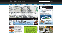 Desktop Screenshot of cityoffenton.org